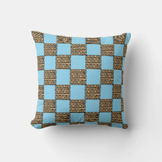 Modern Checkerboard Geometric pattern Kissen