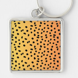 Modern Cheetah Print Schlüsselanhänger