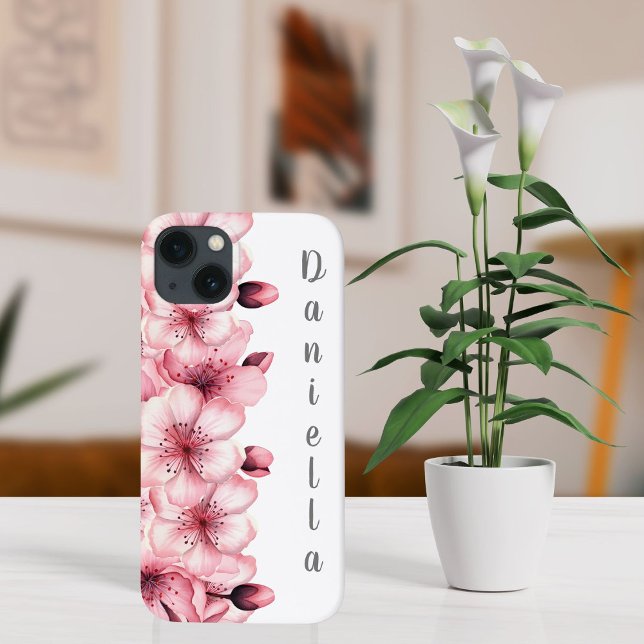 Modern Cherry Blossom Pink Case-Mate iPhone Hülle (Von Creator hochgeladen)