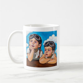 Modern Cherub Painting - Rembrandt Inspired Art Kaffeetasse