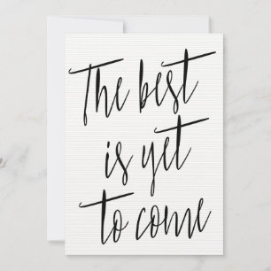 Modern Chic "Das Beste kommt noch"