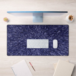 Modern, chic design in dark blue, glitter effect schreibtischunterlage