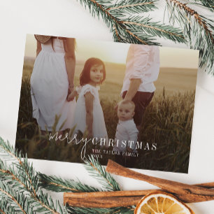 Modern Chic Foto Overlay Weihnachten