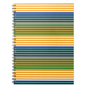 Modern Chic Gestreift Notizblock