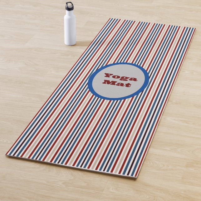 Modern Chic Gestreift  Yogamatte (Beispiel)