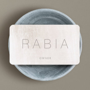 Modern Chic Ivory Marble Visitenkarte