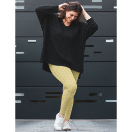 Modern Chic Stilvoll Gold Triangle Design Mode Leggings