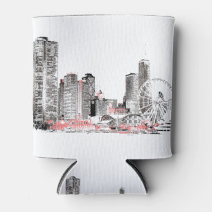 Modern Chicago Skyline Dosenkühler
