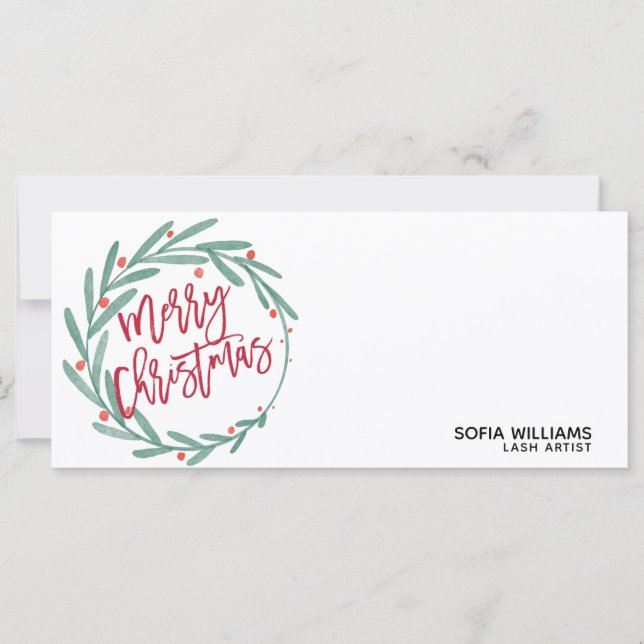 Modern Christmas Certificate - Geschenkkarte - Log (Vorderseite)