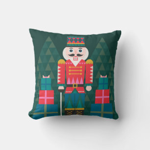 Modern Christmas Geometric Nutcracker Kissen