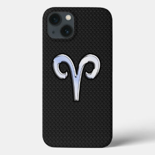 Modern Chrome Like Aries Zodiac Sign Case-Mate iPhone Hülle