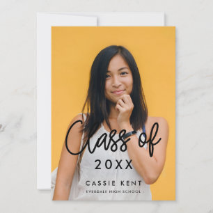 Modern Class of 2025 Abschluss Foto Einladung