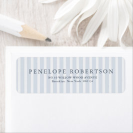 Modern Classic Stripes Dusty Blue Vintage Wedding