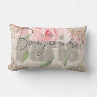 Modern Classy lettering Grunge Botanical Shabby Lendenkissen