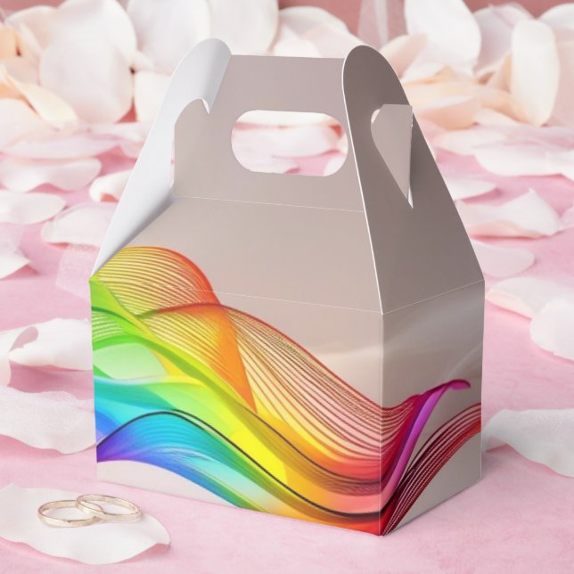 Modern Coffee Shop Café Tee Bar Custom Barista Geschenkschachtel (Hochzeit)