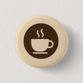 ☕ Modern Coffee Shop Loyalty & Business Card Button