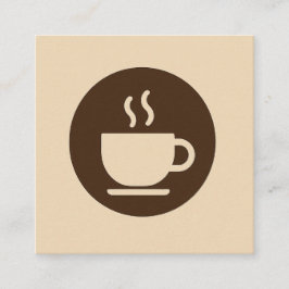 ☕ Modern Coffee Shop Loyalty & Business Card Treuekarte