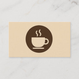 ☕ Modern Coffee Shop Loyalty & Business Card Visitenkarte
