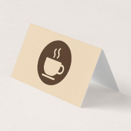 ☕ Modern Coffee Shop Loyalty & Business Card Visitenkarten