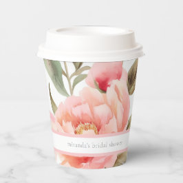 Modern Cogingcore Blush Peony Pappbecher