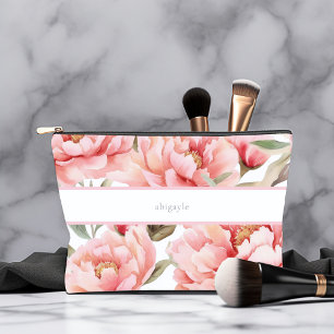 Modern Cogingcore Blush Peony Zubehörtasche