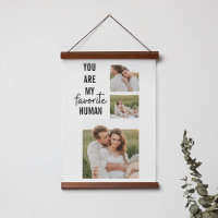 Modern Collage Couple Foto & Romantic Liebe Quote