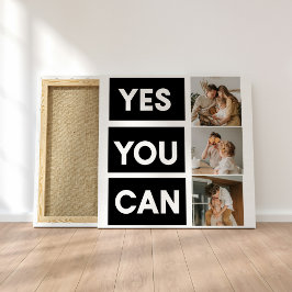 Modern Collage Family Foto & Motivation Angebot Leinwanddruck