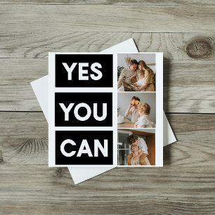 Modern Collage Family Foto & Motivation Angebot Magnetkarte