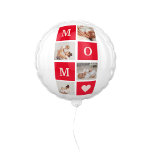 Modern Collage Foto & Best Mom Ever Gift Ballon<br><div class="desc">Modernes Collage Foto & Text Beste Mama je Geschenk. Bestes Personalisiertes Geschenk für Mütter Tag,  Frauentag oder Mama Geburtstag. Überraschende Mama mit einem Geschenk,  das so Phantastisch ist wie sie.</div>