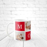 Modern Collage Foto & Best Mom Ever Gift Kaffeetasse<br><div class="desc">Modernes Collage Foto & Text Beste Mama je Geschenk. Bestes Personalisiertes Geschenk für Mütter Tag,  Frauentag oder Mama Geburtstag. Überraschende Mama mit einem Geschenk,  das so Phantastisch ist wie sie.</div>