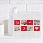 Modern Collage Foto & Best Mom Ever Gift Schneidebrett<br><div class="desc">Modernes Collage Foto & Text Beste Mama je Geschenk. Bestes Personalisiertes Geschenk für Mütter Tag,  Frauentag oder Mama Geburtstag. Überraschende Mama mit einem Geschenk,  das so Phantastisch ist wie sie.</div>