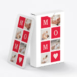 Modern Collage Foto & Best Mom Ever Gift Spielkarten<br><div class="desc">Modernes Collage Foto & Text Beste Mama je Geschenk. Bestes Personalisiertes Geschenk für Mütter Tag,  Frauentag oder Mama Geburtstag. Überraschende Mama mit einem Geschenk,  das so Phantastisch ist wie sie.</div>