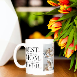 Modern Collage Foto Beste Mama Happy Mütter Tag Tasse