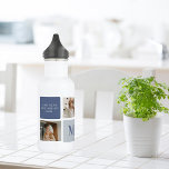 Modern Collage Foto & Blue Happy Vathers Day Gift Edelstahlflasche<br><div class="desc">Modernes Collage Foto & Blue Happy Vathers Day Geschenk ist ein personalisiertes und nachdenkliches Geschenk, um den besonderen Mann in Ihrem Leben am Vatertag zu feiern. Das Geschenk enthält ein wunderschön gestaltetes Collage Foto mit Platz für mehrere Aufnahmen, mit dem Sie Ihre Lieblingssendungen mit Ihrem Vater erfassen und darstellen können.Die...</div>