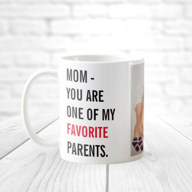 Modern Collage Foto & Happy Mothers Day Gift Kaffeetasse (Von Creator hochgeladen)