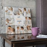 Modern Collage Foto Happy Thanksgiving Oma Leinwanddruck<br><div class="desc">Bestes Geschenk für Ihre Oma,  Personalisierte Erntedank Collage Foto und Text mit Herbstfarben. Alles Gute zum Erntedankfest Oma.</div>