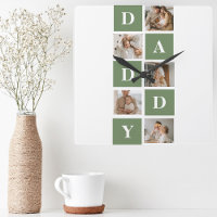 Modern Collage Foto & Happy Vathers Day Geschenk