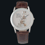 Modern Collage Foto Happy Vathers Day Gift Armbanduhr<br><div class="desc">Moderne Collage Foto glückliche Väter Tag Geschenk mit Grün kann eine schöne und sinnvolle Weise,  um Ihrem Vater zu zeigen,  wie viel er für Sie bedeutet. Schaffen Sie sich kreativ und haben Sie Spaß beim Zusammenstellen eines personalisierten und nachdenklichen Geschenkes,  das er noch für viele Jahre schätze.</div>