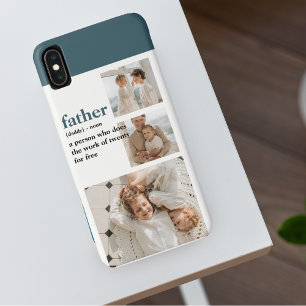 Modern Collage Foto Happy Vathers Day Gift Case-Mate iPhone Hülle
