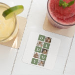 Modern Collage Foto & Happy Vathers Day Gift Rechteckiger Pappuntersetzer<br><div class="desc">Ein modernes Collage Foto ist eine kreative Art, jemanden zu feiern und zu ehren, der in deinem Leben etwas Besonderes ist, wie deinen Vater, am Vatertag. Es geht darum, verschiedene Fotos zu kompilieren und sie visuell ansprechend zusammenzufügen, um eine zusammenhängende und sinnvolle Komposition zu schaffen. Um ein modernes Collage Foto...</div>