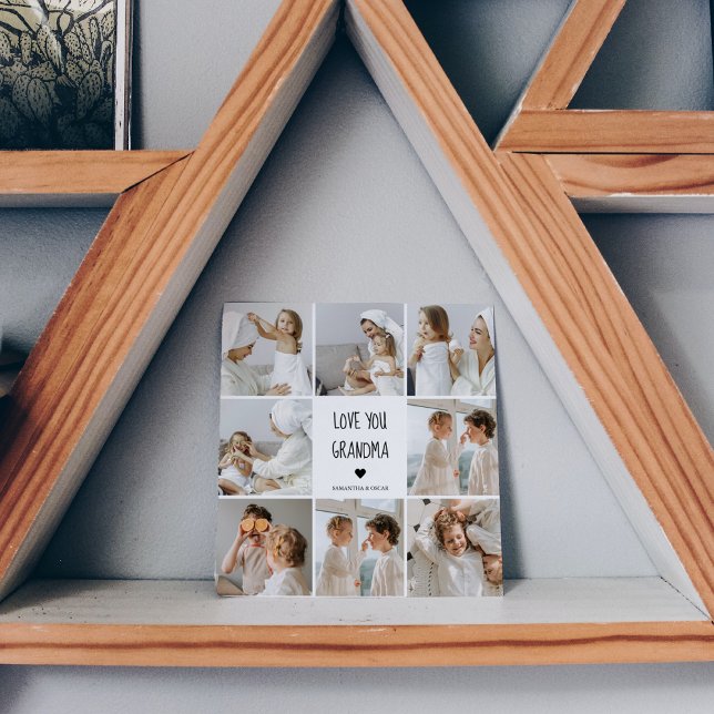 Modern Collage Foto Liebe Ihr Oma Bestes Geschenk Magnetkarte (Von Creator hochgeladen)