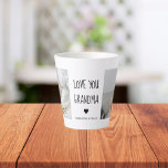 Modern Collage Foto Liebe Ihr Oma Bestes Geschenk Milchtasse<br><div class="desc">Ein modernes Collage-Foto von Ihnen und Ihrer Oma kann das ideale Geschenk sein, um ihr zu zeigen, wie sehr Sie Liebe haben und sie schätzen. Dieses einzigartige und nachdenkliche Geschenk ist eine großartige Möglichkeit, Ihre besonderen Erinnerungen gemeinsam zu bewahren und ein wunderschönes Kunstwerk zu schaffen, das sie in ihrer Zuhause...</div>