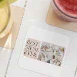 Modern Collage Foto von Pink Happy Mothers Day Rechteckiger Pappuntersetzer<br><div class="desc">Dieses moderne Collage Foto ist das ideale Geschenk, um Ihre Mutter am Muttertag zu feiern. Das rosa Farbschema fügt dem Stück eine Touch von Weiblichkeit und Eleganz hinzu, was es zu einer großartigen Ergänzung zu jedem Raum in ihrer Zuhause macht. Die Collage wird sorgfältig mit einer Kombination Ihrer Lieblings-Fotos erstellt...</div>
