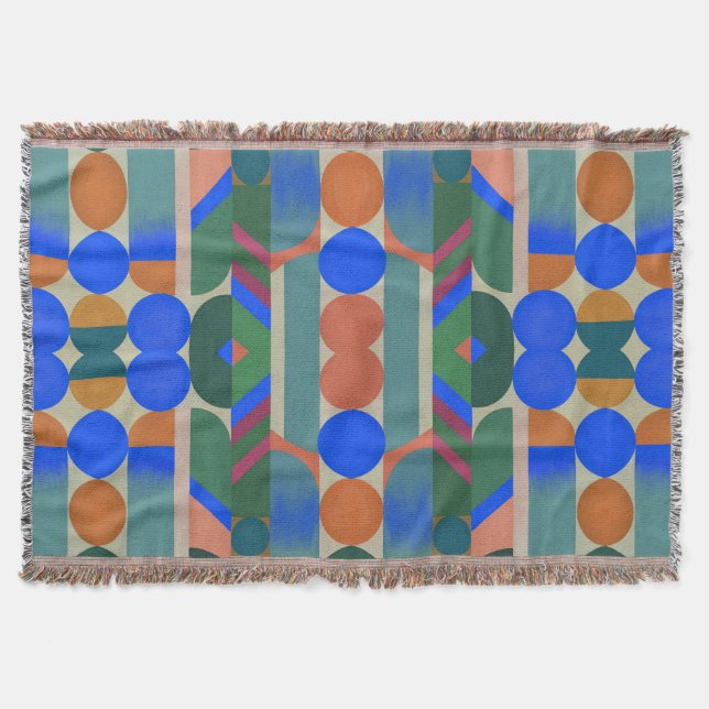 Modern Colorful Shapes Decke (Vorderseite)