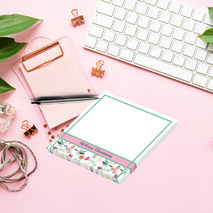 Modern Colorful Spring Wildflower Meadow Floral  Post-it Klebezettel