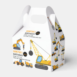 Modern Construction Simple Kid's Birthday Geschenkschachtel