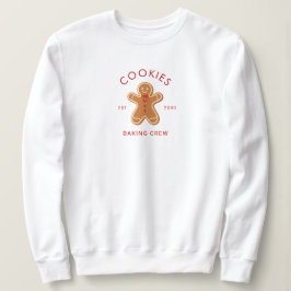 Modern Cookies Baking Crew Christmas Sweatshirt