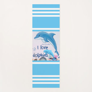 Modern & Cool I Love Delphine Zitate Name Yogamatte