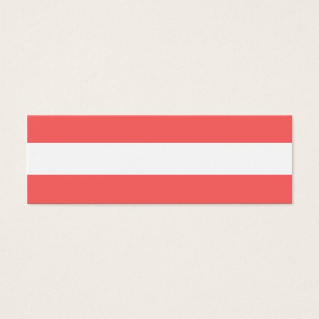 Modern Coral White Stripes Muster (Vorderseite)