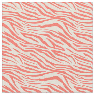 Modern Cordial Ivory Zebra Muster Stoff